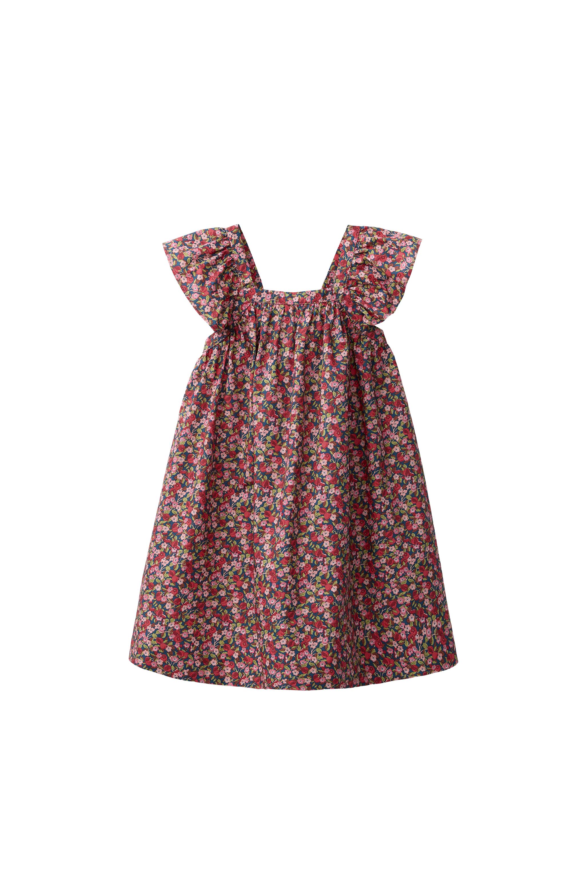 FLORAL PRINT DRESS MADE WITH LIBERTY FABRIC